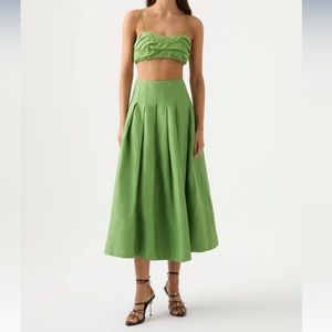 Aje Thea Crop Top and Paradiso Skirt Set AU8/US4 $720+